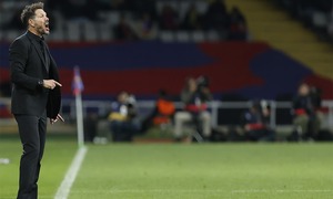 Simeone: "Me quedo con el segundo tiempo: se peleó, se trabajó y tuvimos situaciones de gol"
